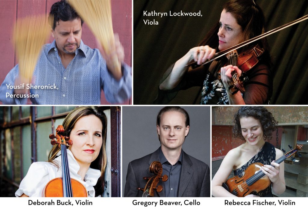 Musicians: Kathryn Lockwood, Yousif Sheronick, Rebecca Fischer, Deborah Buck, Gregory Beaver